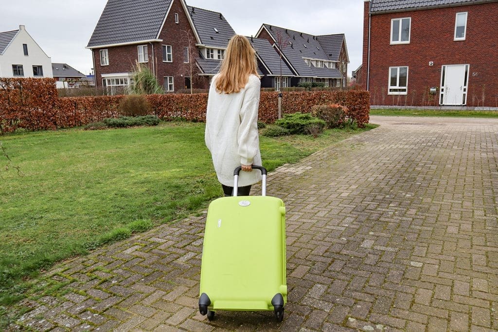 parkeren bij het vliegveld