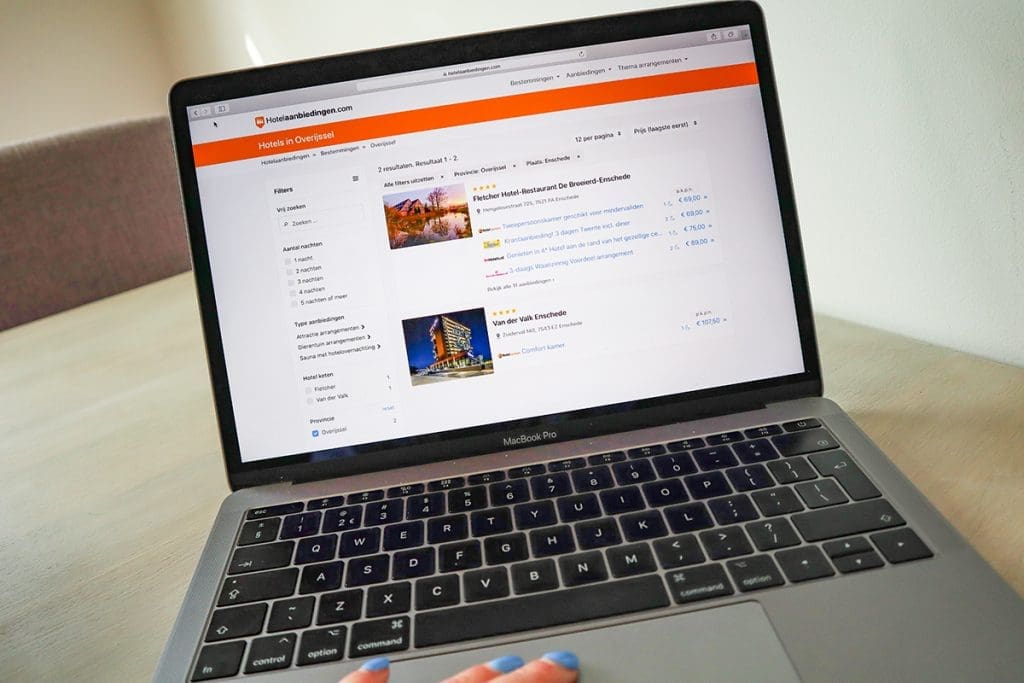 hotelovernachting uitzoeken