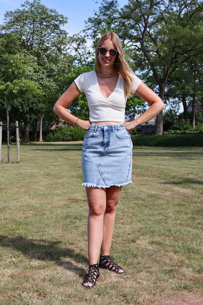 zomerse looks met items van NA-KD