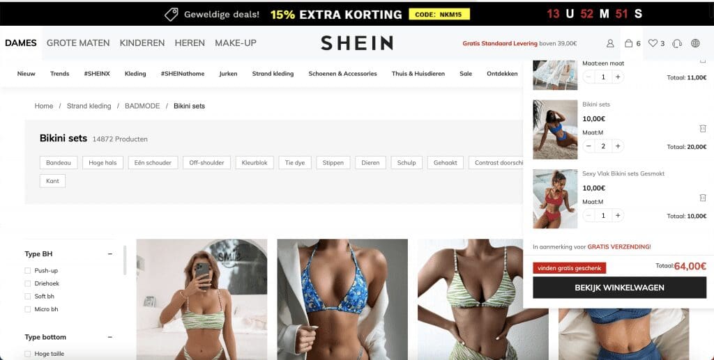 online shoppen versus fysiek shoppen