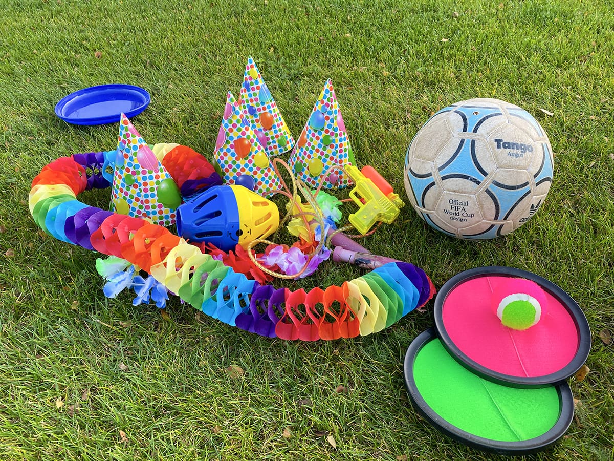 kinderfeestje in eigen tuin vieren