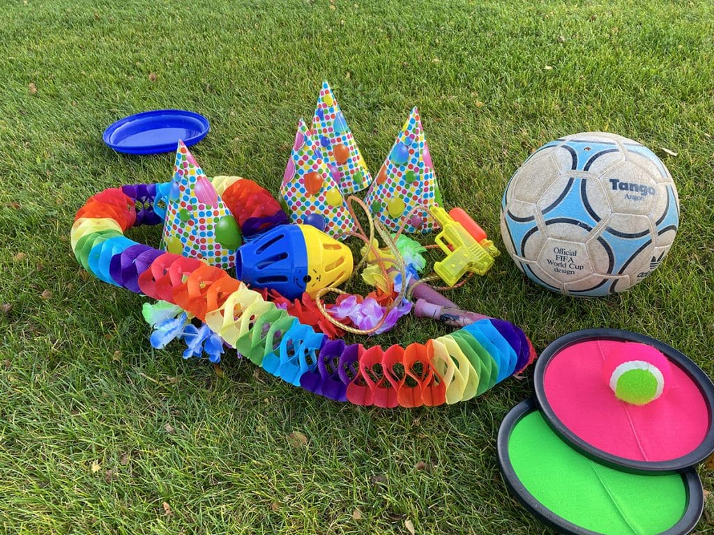 kinderfeestje in eigen tuin vieren