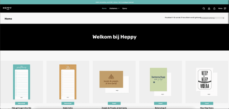 onze webshop happy