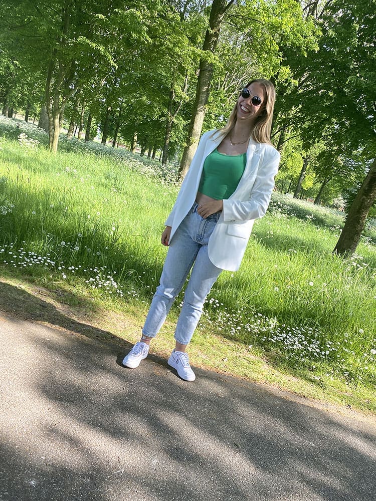 outfits met witte blazer
