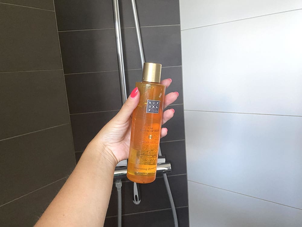 me-time moment onder de douche