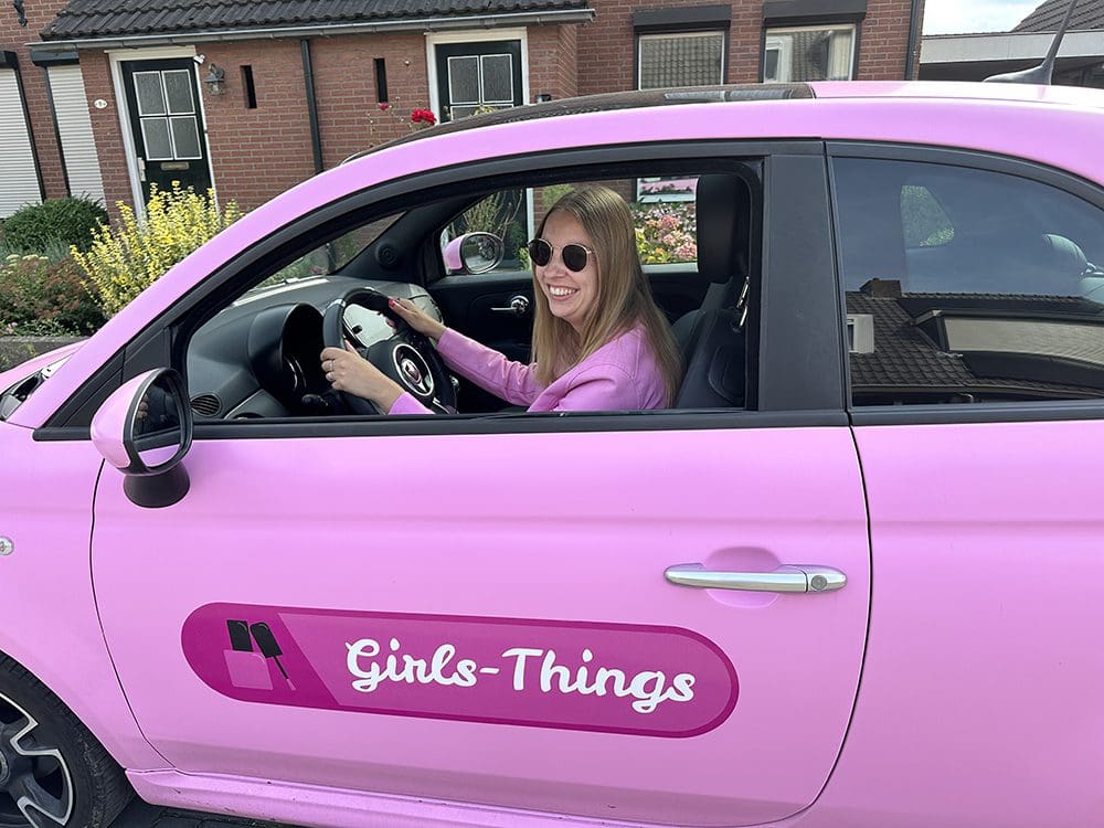 Mijn auto is roze